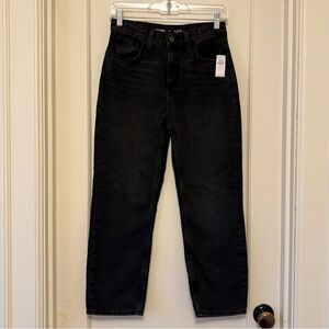 Old Navy Black Ankle Length Straight Leg Jeans